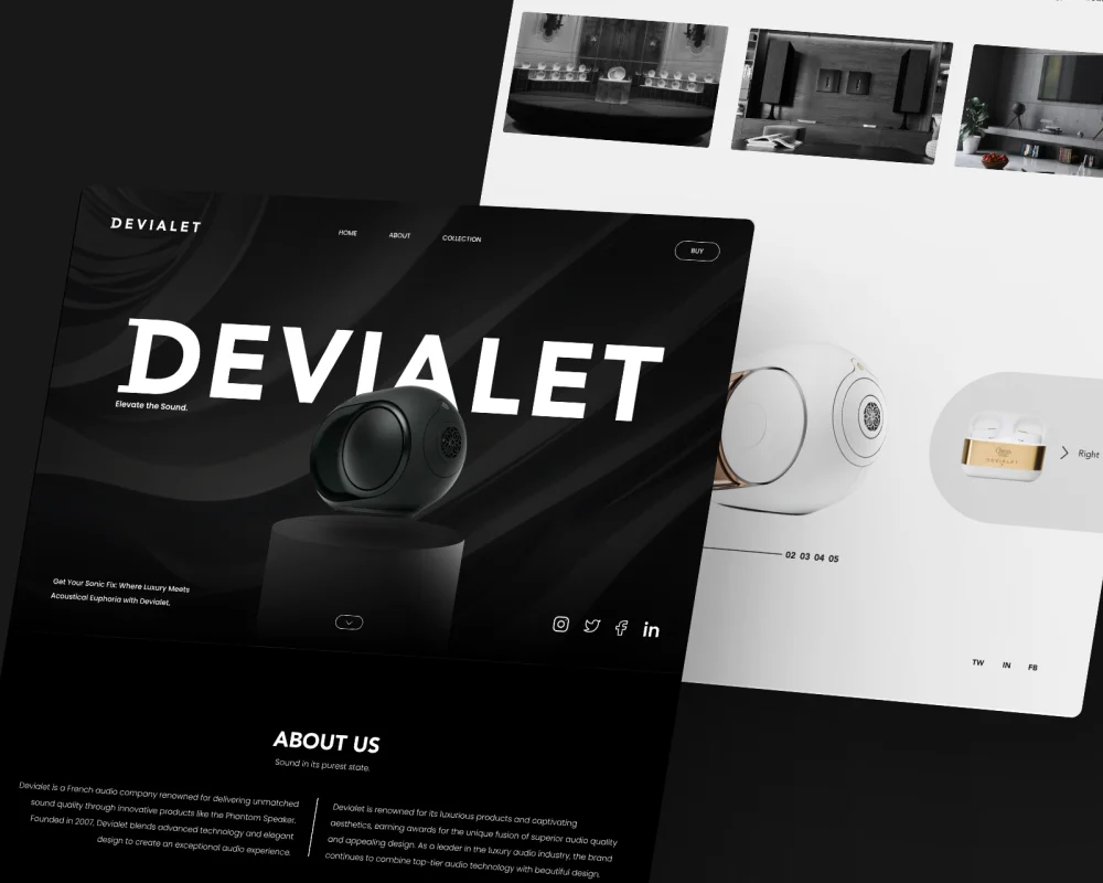 Devialet Shot Design by LAIN